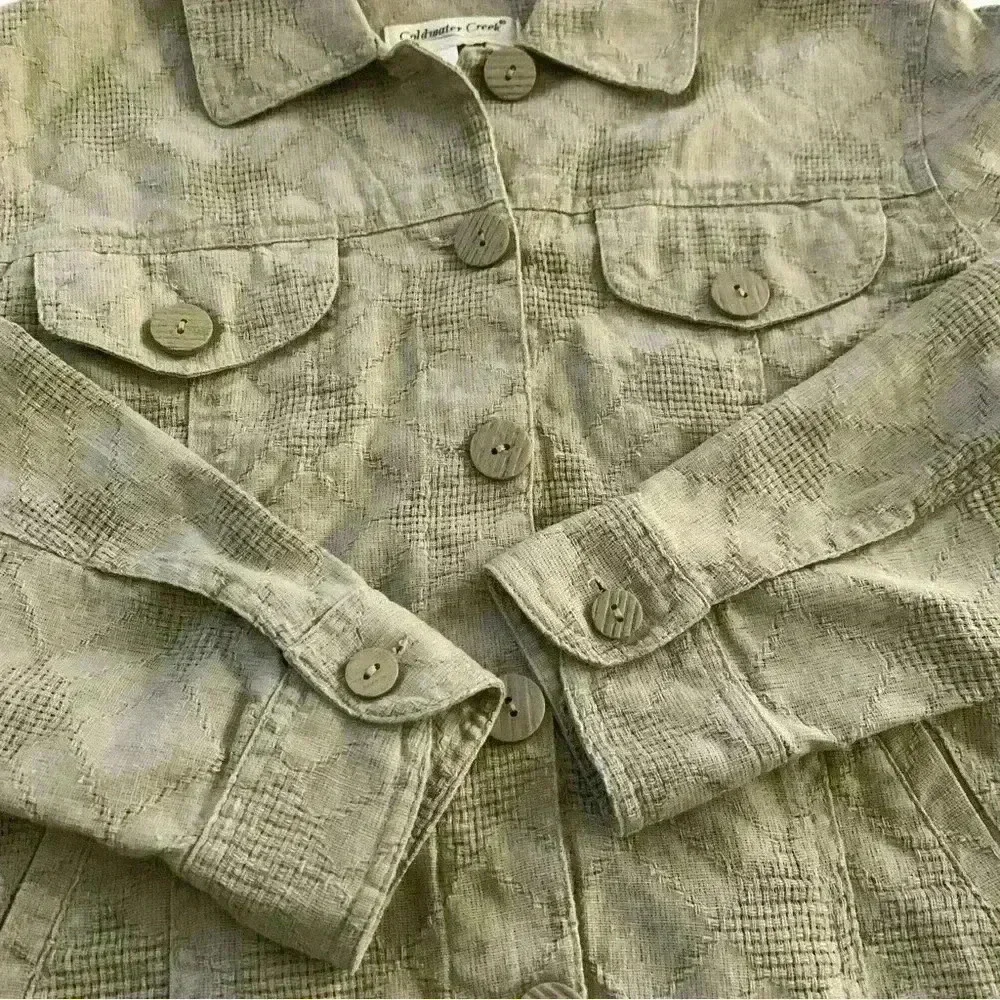 Coldwater Creek Women's Linen Blend Jacket Size XS